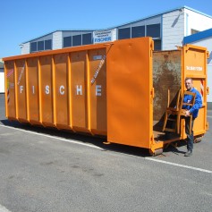 30 cbm Abrollcontainer für (Holz A4)