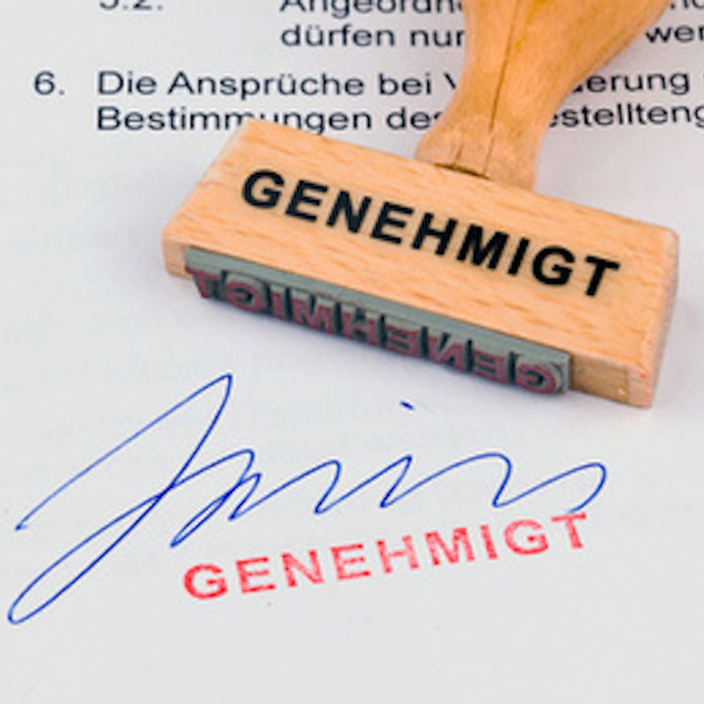 Genehmigung 10/20/30