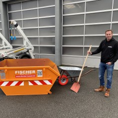 2 cbm Absetzcontainer für (Gipsbaustoffe)